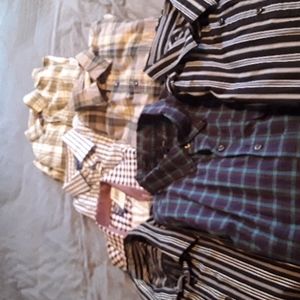 MEN'S XL Plaid dress shirts